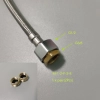 brass material Male G1/2 to Femal G3/8 pipe connector host adapter converter Size (CN) M-1-2-F-3-8