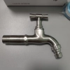 mid-length stainless steel freeze-proofing outdoor faucet