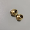 customized pipe connector OEM factory Copper Male United State 9/16-24 UNEF   to  Female G1/2 Chinese Standard  connector hose adapter converter