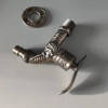 Distress S handle elephant design alloy metal sink tap washing machine connetor faucet