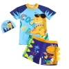 unisex cartoon boy swimsuit  girl swimwear two-piece swimsuit for boy Color color 2