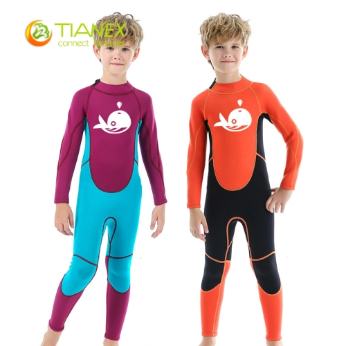 patchwork whale cartoon printing boy swimwear boy wetsuit swimsuit