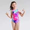 hot sale children swimsuit fish scale teen girl training swimwear one-piece swimwear