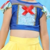 Cartoon characters snow white two-piece child girl swimwear