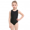 good fabric little girl swimwear children training swimsuit Color Black