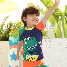 new design cartoon printing boy swimwear 5-10years old