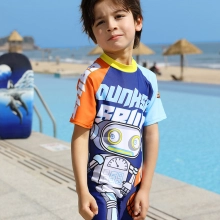 good quality cartoon boy swimsuit swimwear two-piece swimsuit for boy