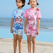 candy cartoon boy/girl swimwear one-piece swimsuit for boy