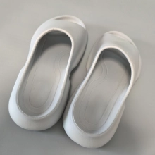 grey color men soft comfort slipper shoes Minimalist Cloud Slides / Platform Slippers