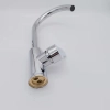 factory single cold water taphole brass bottom stainless steel basin faucet lengthen lavatory water tap