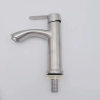 wholesale single tapholes cold water 304 stainless steel  lavatory basin faucet water tap rebrand supported