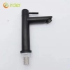 cylindrical black household /restaurant water tap basin lavatory faucet single taphole buy from factory