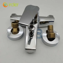factory direct sell 304 stainless steel glossy shower mixer water tap faucet brass