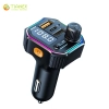 usb type c car charger car Mp3 player wholesale car voltage monitor car FM player