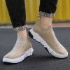 summer mesh breathable good quality men shoes sport flat shoes