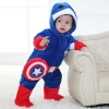 Captain America cartoon child rompers