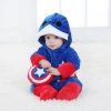 Captain America cartoon child rompers