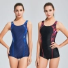 France quick dry fabric sports woman professional swimwear for women