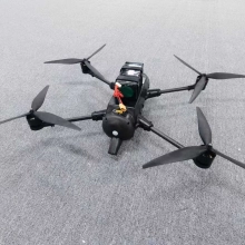 internal fiber optic guided drone military uav