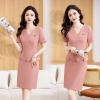 2023 summer korea style women dress for work business HR uniform