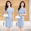 2023 summer korea style women dress for work business HR uniform