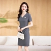 2023 summer korea style women dress for work business HR uniform