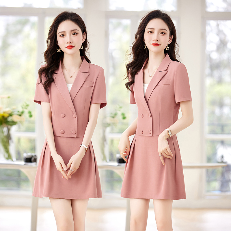 2023 fashion upgrade good fabric office work suit two piece skirt suit ...