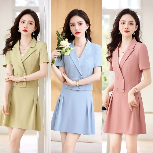 2025 fashion upgrade good fabric office work suit two piece skirt suit formal workwear