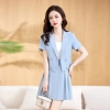 2023 fashion upgrade good fabric office work suit two piece skirt suit formal workwear Color Light Blue