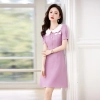 peter pan collar women dress cute style young lady woke dress