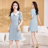 peter pan collar women dress cute style young lady woke dress