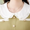 peter pan collar women dress cute style young lady woke dress