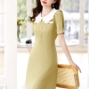 peter pan collar women dress cute style young lady woke dress