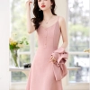 fashion young good fabric women skirt dress suit two piece set work office uniform