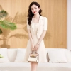 fashion young good fabric women skirt dress suit two piece set work office uniform