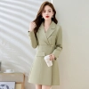 autumn design office style lady dress windbreaker blouse