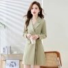 autumn design office style lady dress windbreaker blouse