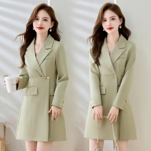 autumn design office style lady dress windbreaker blouse