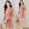 autumn design office style lady dress windbreaker blouse