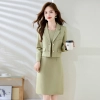 office cllection young lady work suits jacket + skirt model 9922