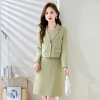 office cllection young lady work suits jacket + skirt model 9922