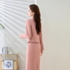 office cllection young lady work suits jacket + dress set model 9923