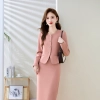 office cllection young lady work suits jacket + dress set model 9923