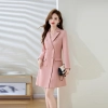 2025 double breasted women dress work suit uniform