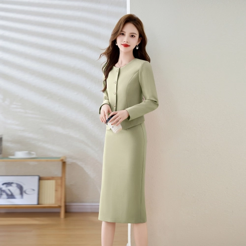 Asian style office work suits for women young lady uniform