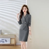 2025 new design Chinese office work suits for women young lady uniform