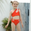 2022 Japan  Leaves print one piece kid bikini swimwear free shipping