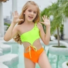 2022 arc conjoin two-piece girl  swimwear teen bikini swimsuit free shipping wholesale