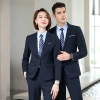 Erope style wine collar pant suits women men suits business work wear