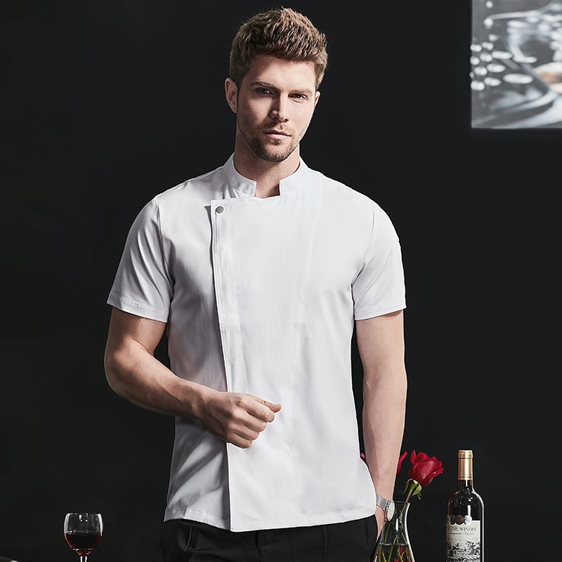 2025 high quality invisual button women men unisex deign chef jacket